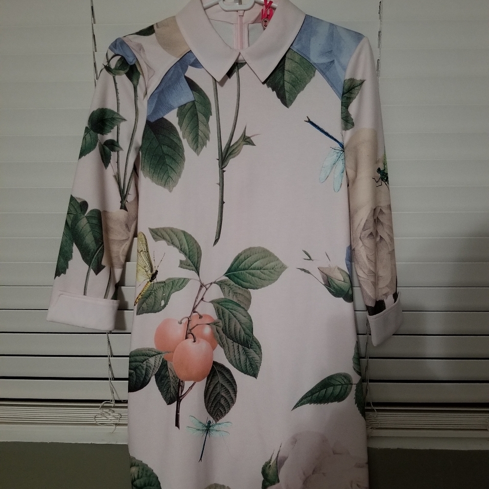 Ted Baker Calana Collared Garden Dress new